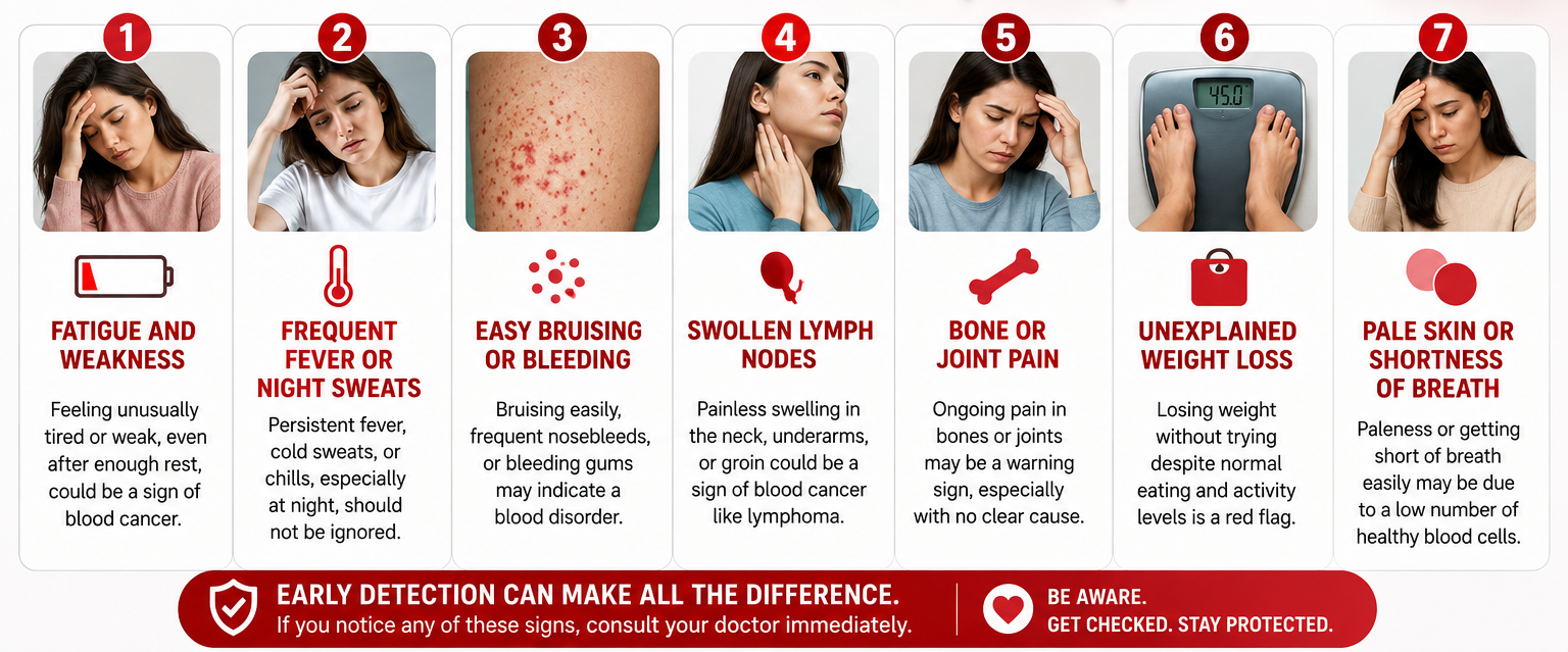 Early Signs of Blood Cancer You Should Never Ignore